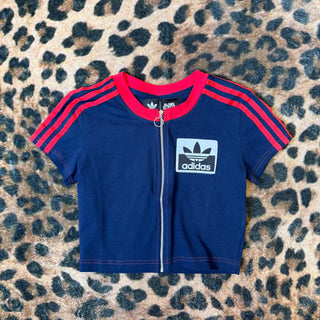 Adidas Blue Crop Top